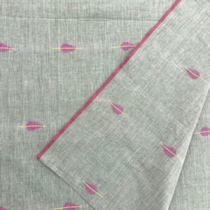 Olive Jamdani Leaf Motif