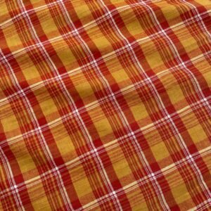 1231 Mustard Red Check