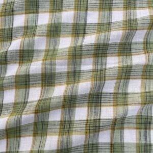 1283 Olive-Green Tie n Dye Check