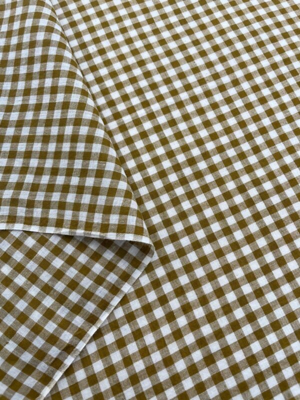 1271 Mud Brown-White Square Check