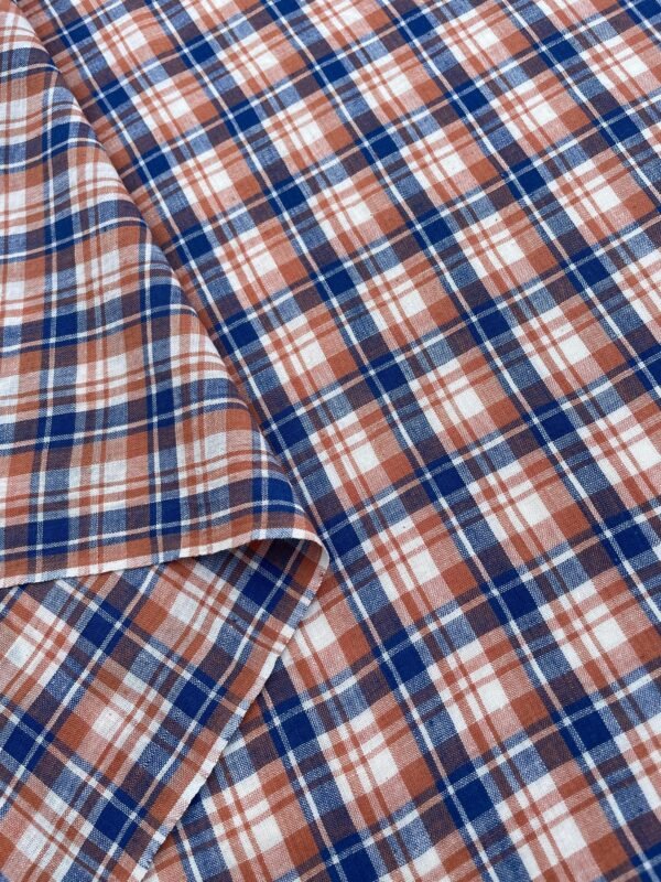 1311 Blue-Brown-White Check