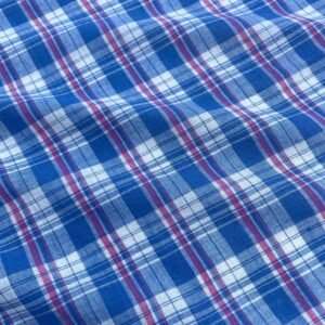 1177 Blue-Pink-White Check