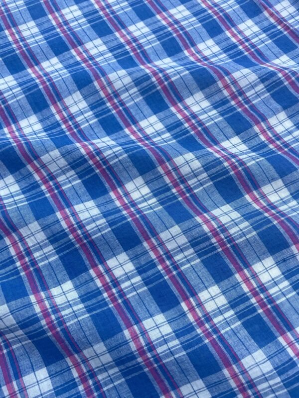 1177 Blue-Pink-White Check