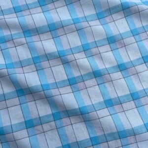 Gray-Azure Blue Check