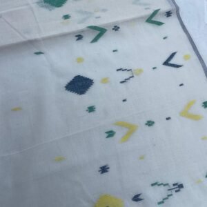 White Border Jamdani