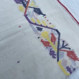 White Border Jamdani