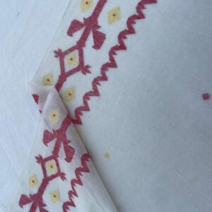White Border Jamdani