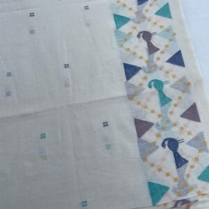 White Border Jamdani