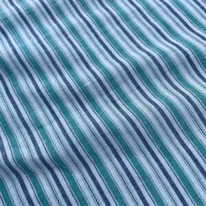 White Turquoise Black Stripe