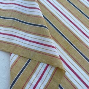 Mustard White Stripe